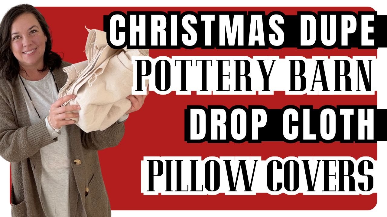 Как я сделала рождественские подушки Pottery Barn за меньшие деньги!