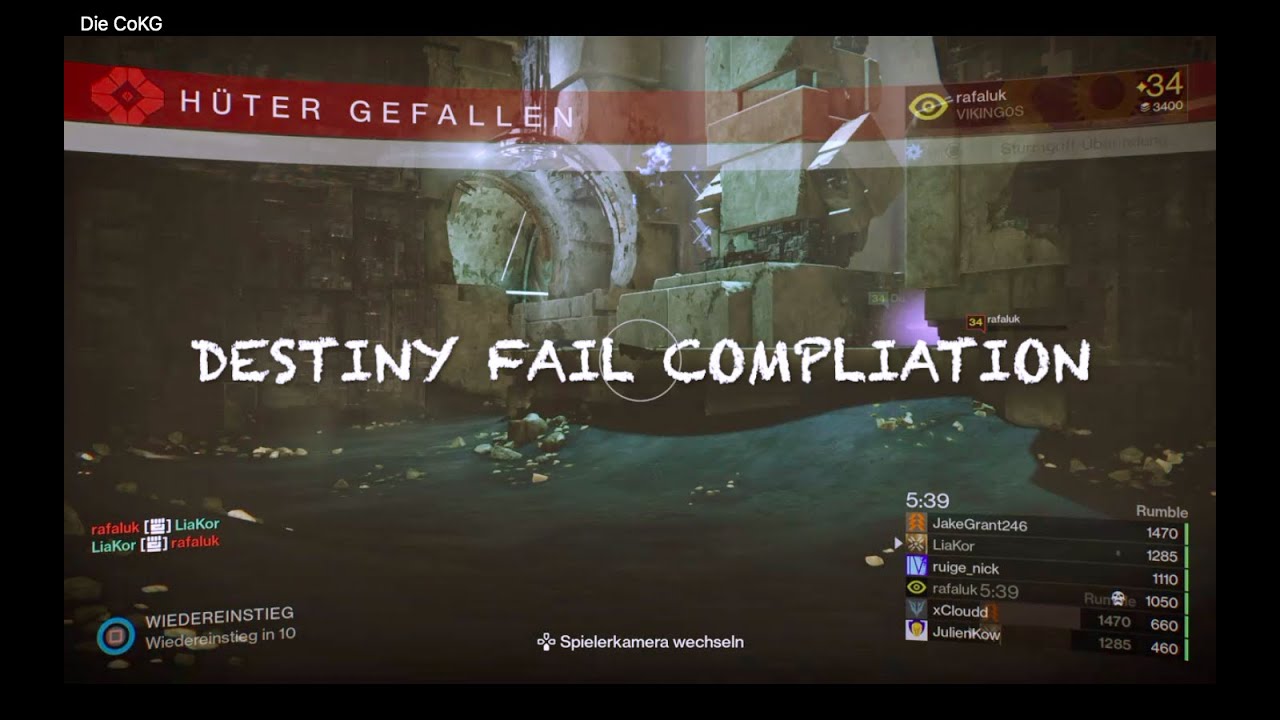 The CoKG - Destiny Fail Compilation