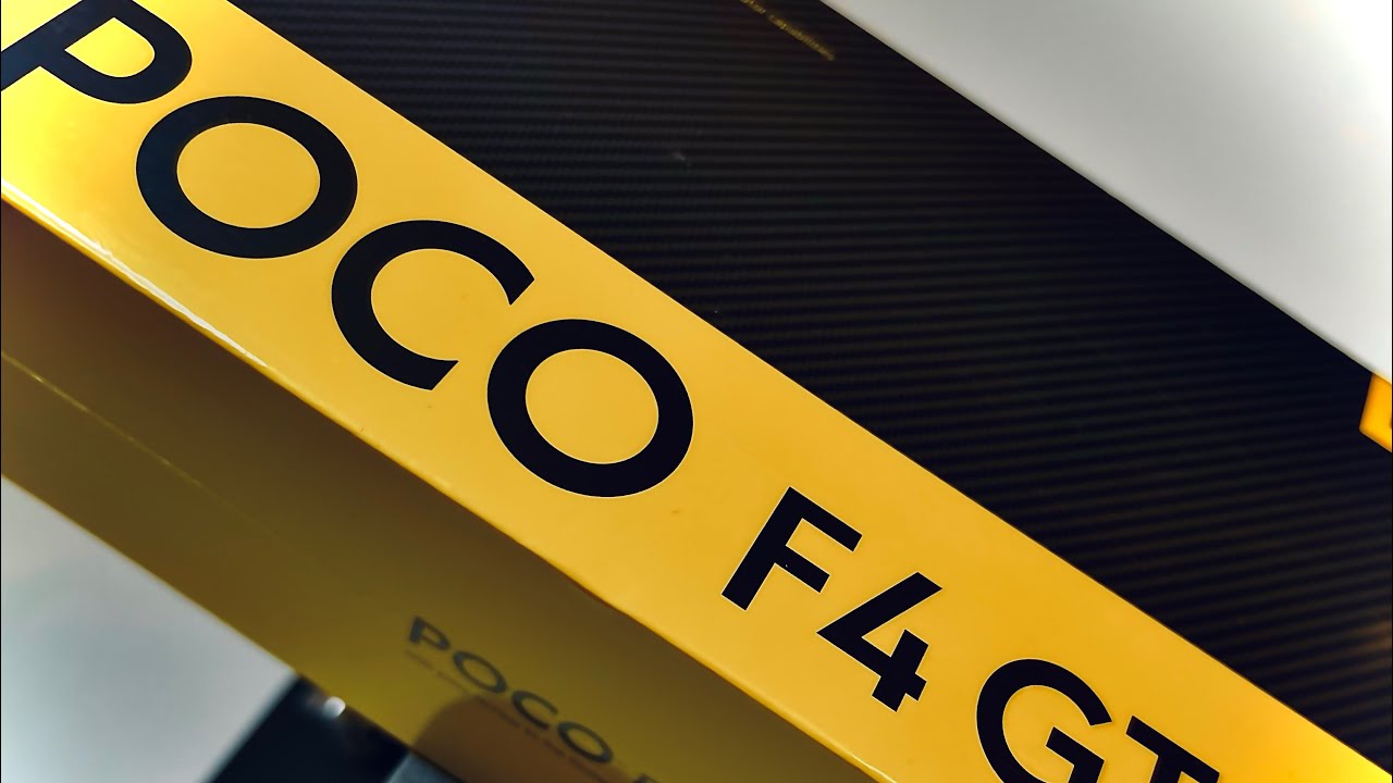 Unboxing Poco F4 GT Stealth Black