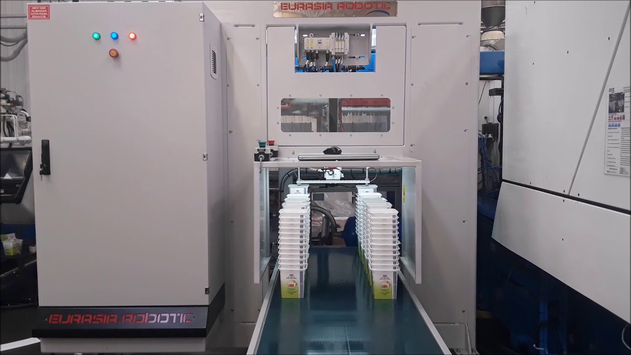 2 cavity 1lt frame box iml robot Eurasia Robotic