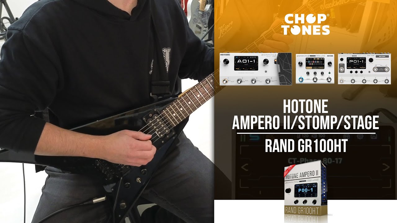 Rand GR100HT Amp Pack for Hotone Ampero 2 Series | Playthrough Demo (Randall RG100HT - Dime)