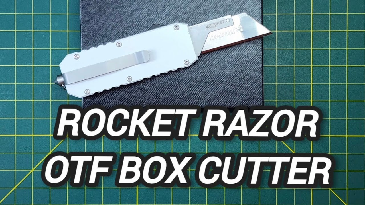 ROCKET RAZOR OTF AUTOMATIC BOX CUTTER, Recommended piece by a channel member doesn't disappoint.