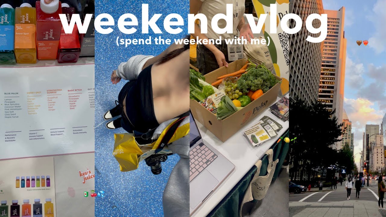 WEEKEND VLOG: clean w/me + vegan haul + downtown event + my sis moving in!🫶🏼