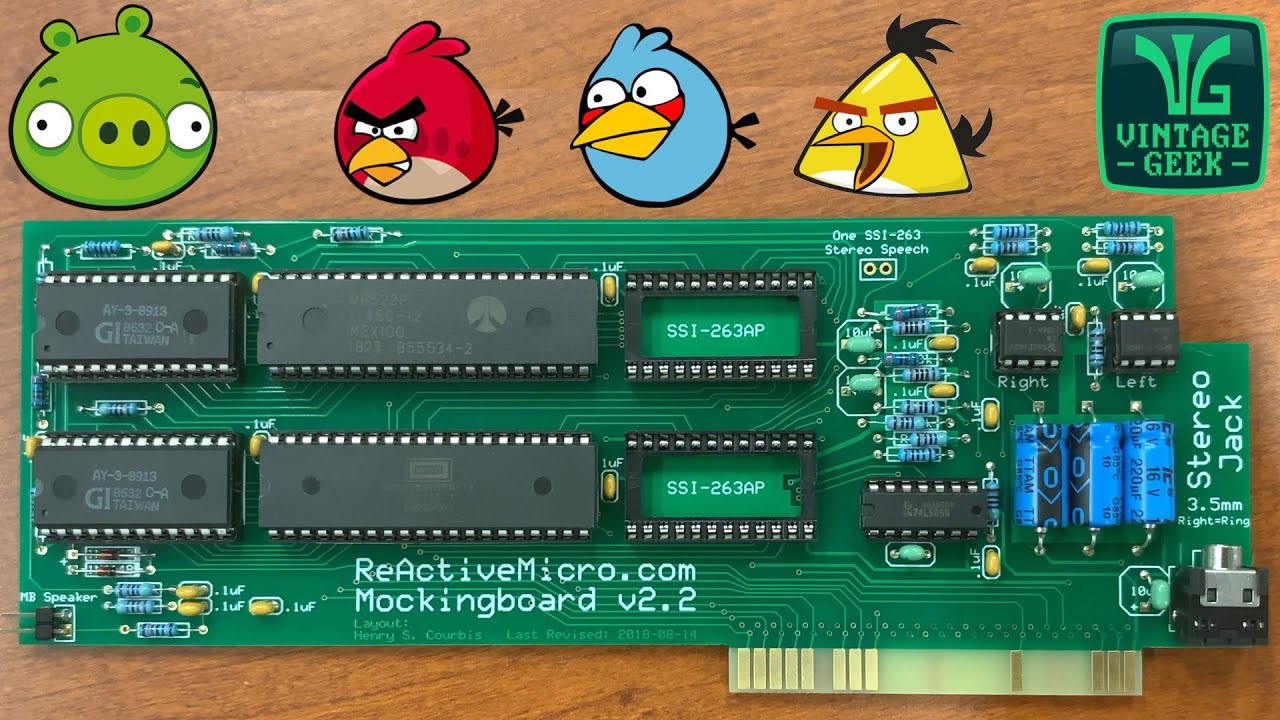 Making the Angry Birds Sing - on the Apple IIe