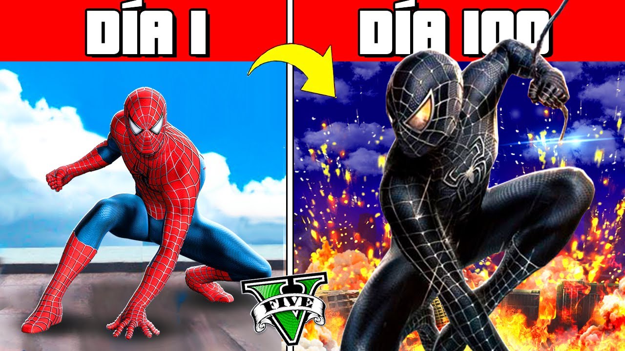 SOBREVIVÍ 100 DÍAS como SPIDERMAN en GTA 5 !! (PELICULA 2026)