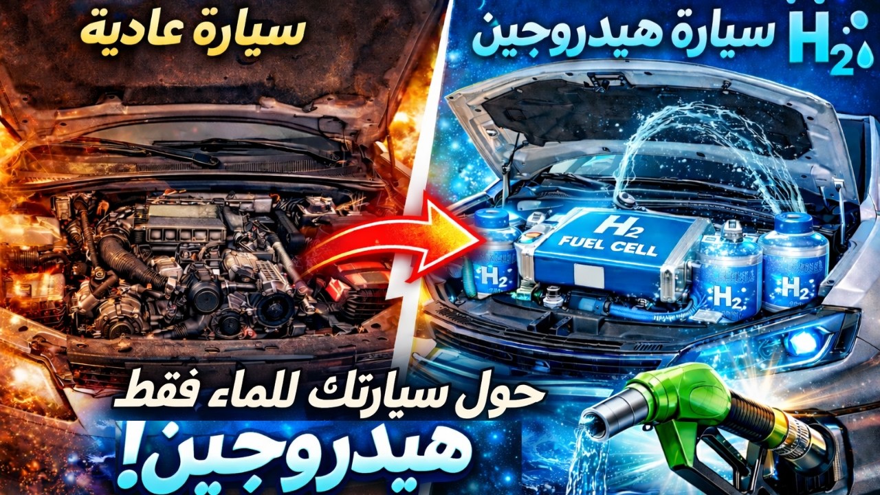 هل يمكن تحويل سيارتك العادية لتعمل بالماء فقط؟ السر وراء محركات الهيدروجين يكشف الآن