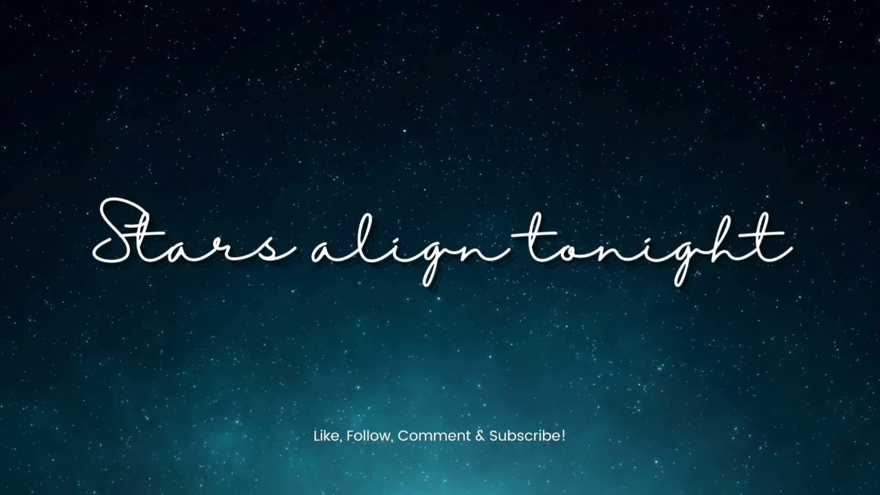 Stars Align Tonight - Official Music Track | A Heartfelt Pop Love Song