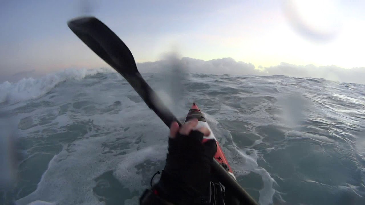 Kayak surf launch how to , step by step