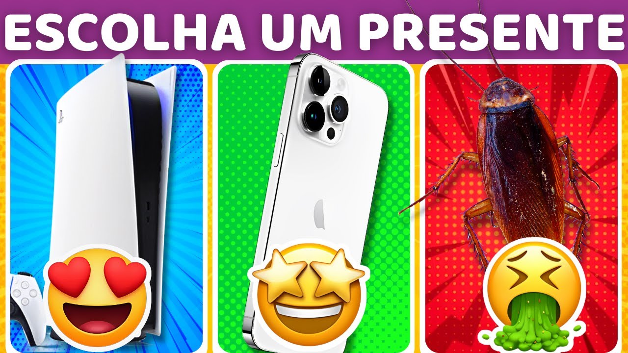 🎁 ESCOLHA SEU PRESENTE| DIFÍCIL DECIDIR😱|QUIZ JOGO DAS ESCOLHAS| 🎁 Choose your Gift