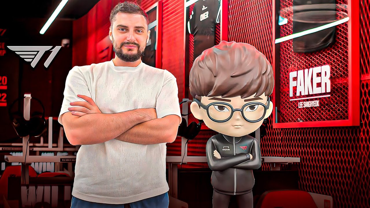 JUEGO EN EL CIBER DE FAKER EN COREA - T1 BASE CAMP + SORTEO CAMISETA DE FAKER | Heretics Mixwell