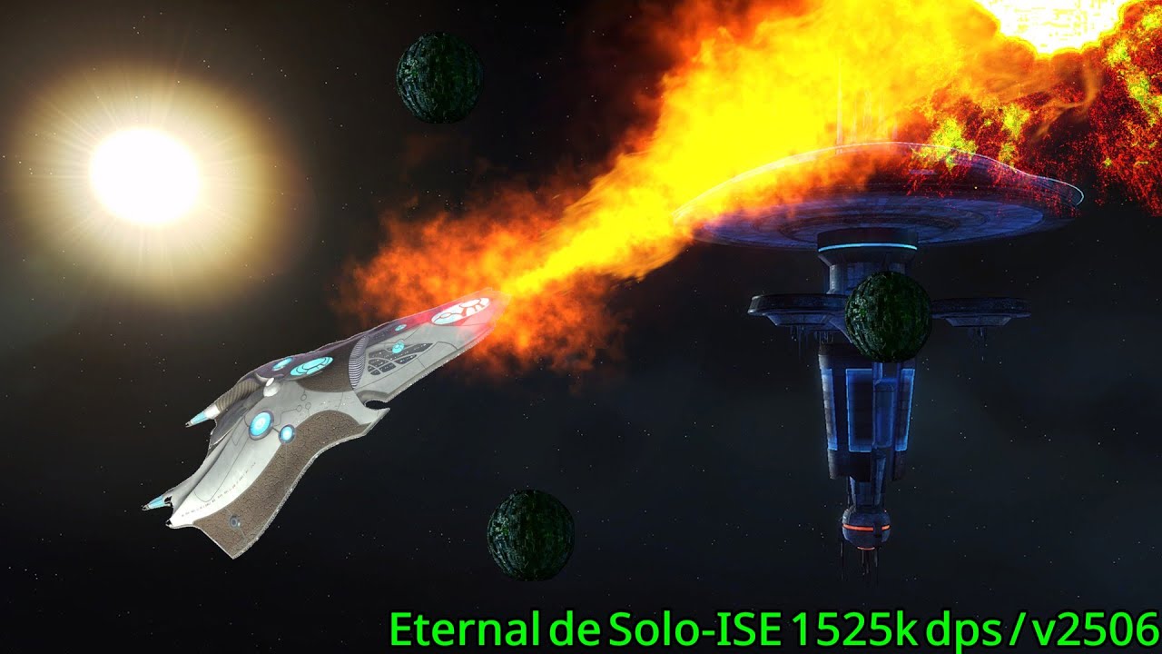 【STAR TREK ONLINE】Eternal Temporal Multi-Mission Science Vessel de Solo-ISE 1525k dps
