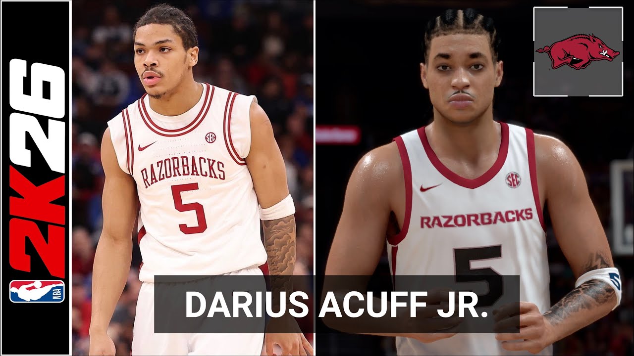NBA 2K26 Darius Acuff Jr. Creation Tutorial