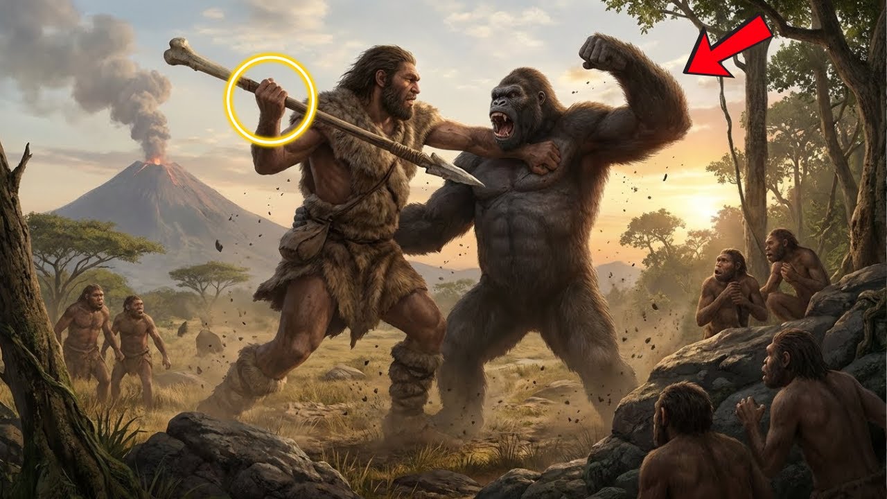 Vida Hace 7 millones de años Para evitar el fin humano, un gigante lucha contra el Kong prehistórico