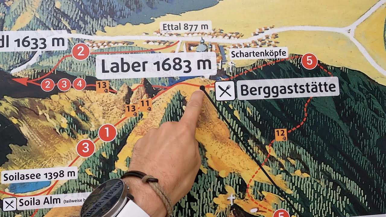 Wolkentour auf den Laber | 1686m (über Schartenköpfe) bei Oberammergau
