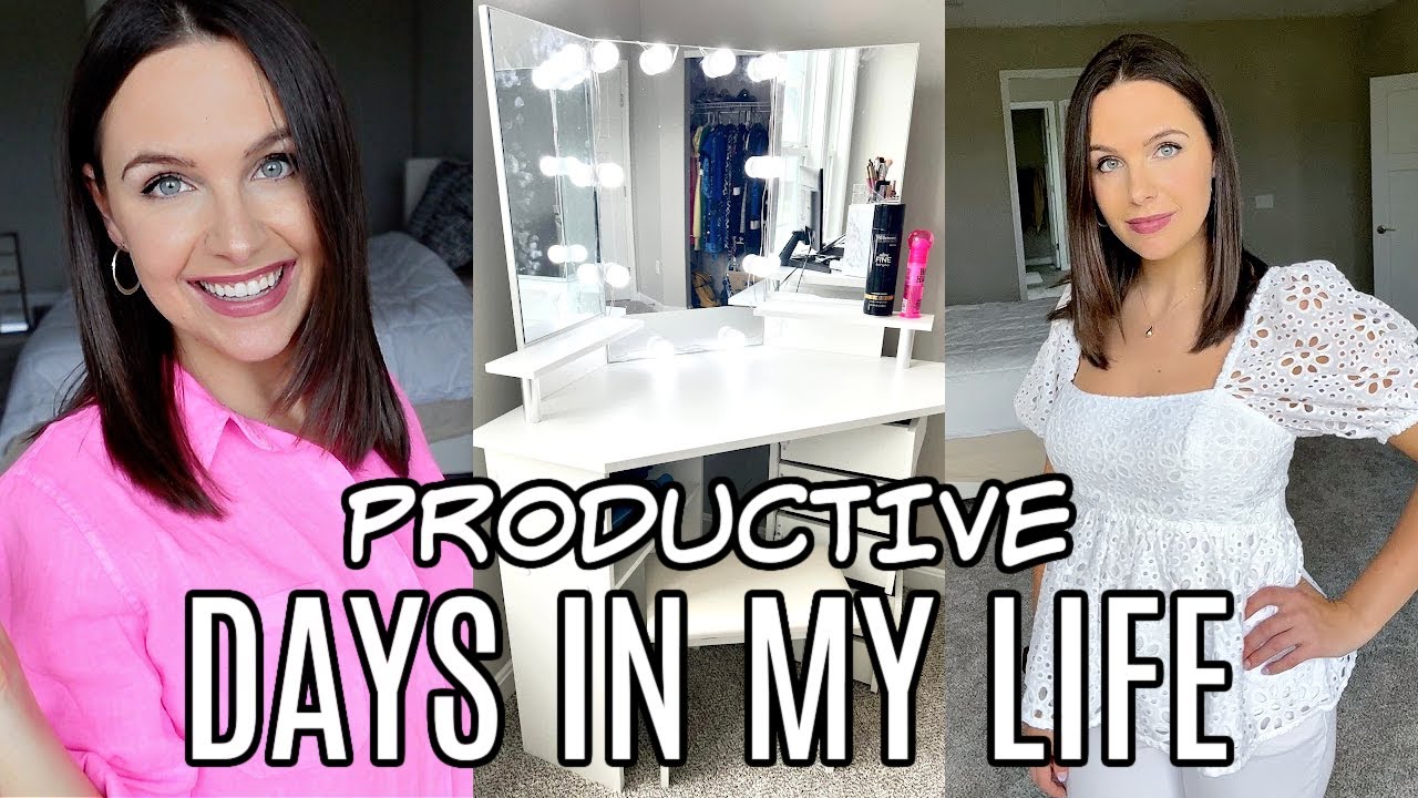 VLOG: preparing for special visitors, new vanity, lilly pulitzer haul, project reveal + organizing!
