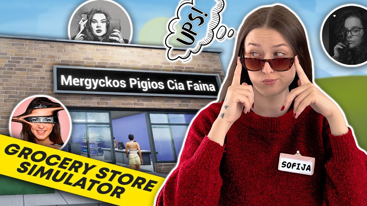 Pakeičiau pavadinimą JOMS nežinant │Grocery Store Simulator │Part 2