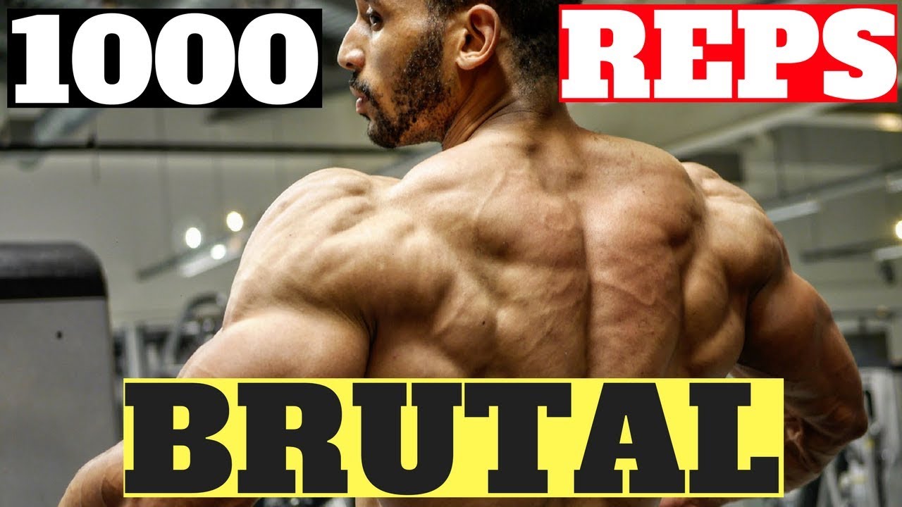1000 Reps BRUTAL Back workout CHALLENGE | #2 the Journey