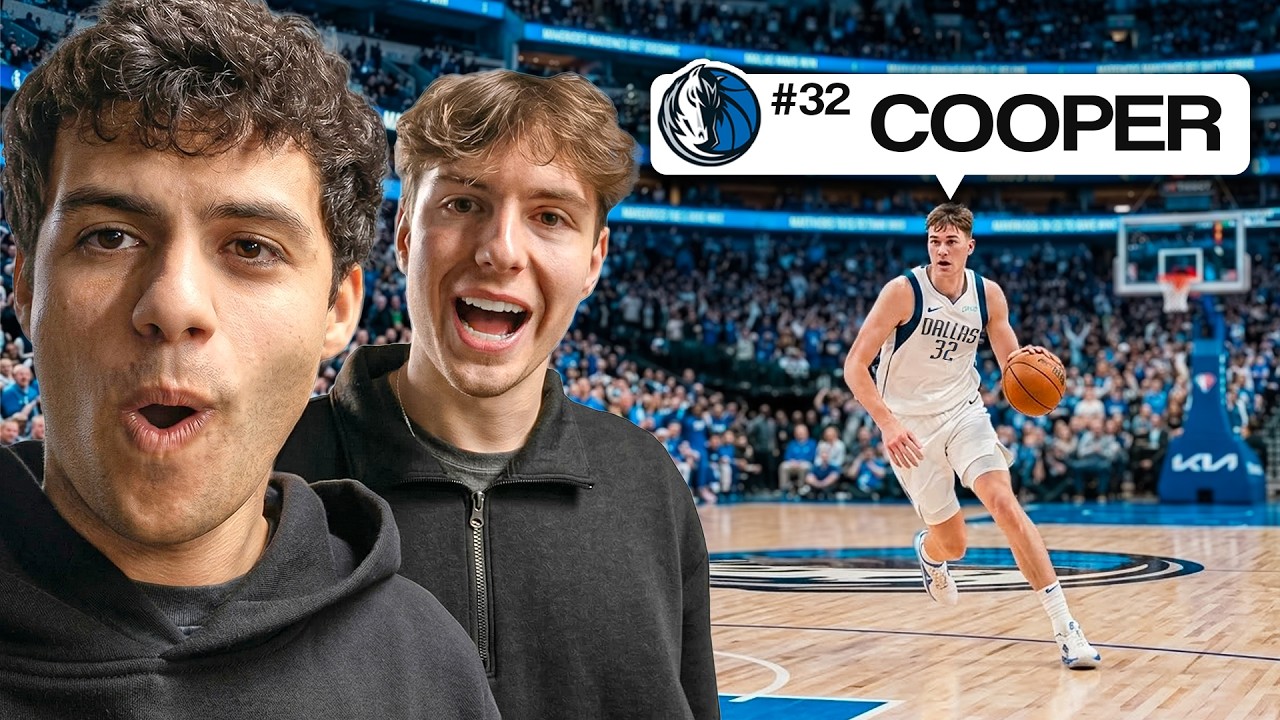 Meeting Cooper Flagg COURTSIDE with Stable Ronaldo!