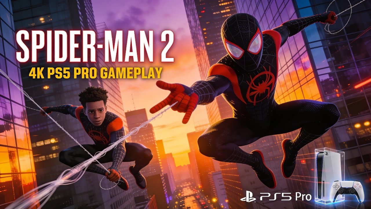 Spider‑Man 2 4K HDR PS5 Pro | Insane Graphics & Ray Tracing | Tamil 