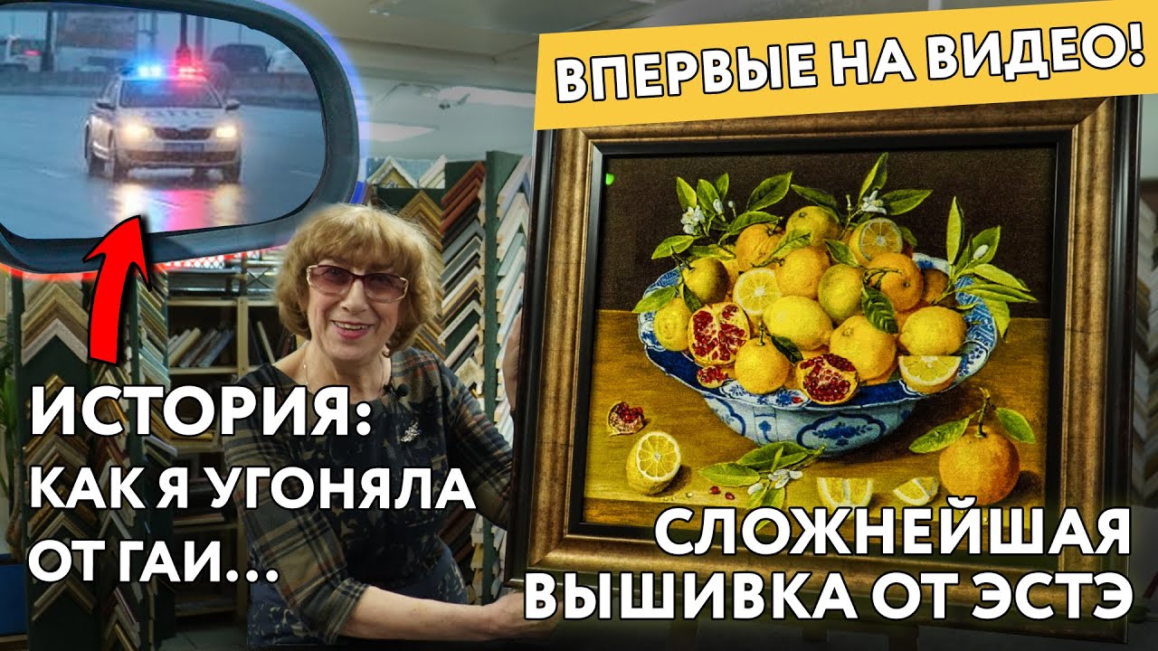 Столько красоты! 😍 Восхитительный набор ЭстЭ + 17 сказочных вышивок и как Я УГОНЯЛА   ОТ ГАИ 🚔...