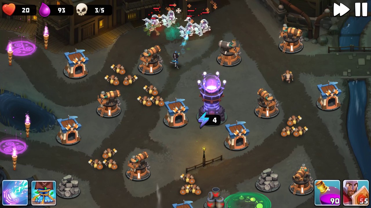Castle Creeps TD - Chapter 27 Level 107-Sideswipe 3 Stars
