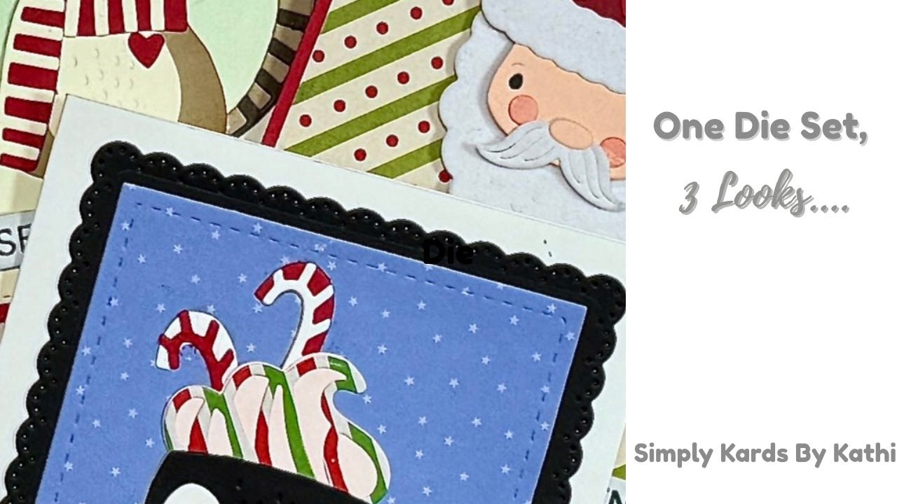 One Die Set - 3 Looks for Holiday Cards!
