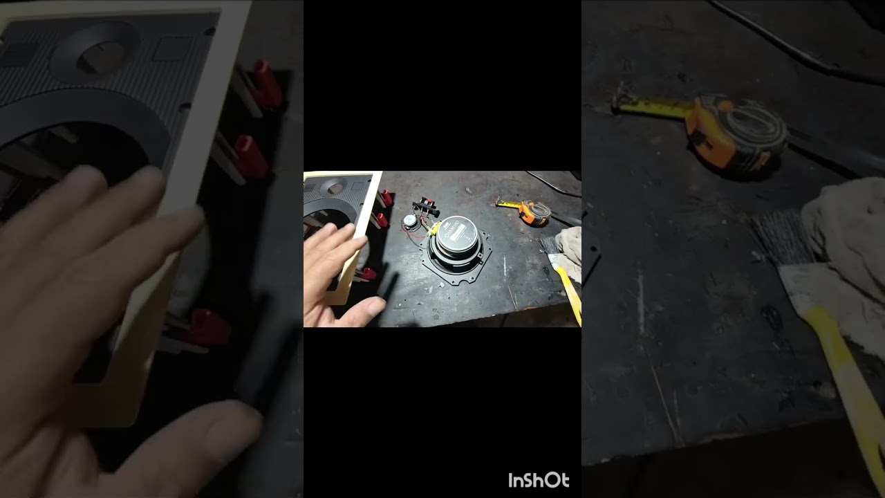 Som de teto Arandela caixa pra gesso e forro falante 