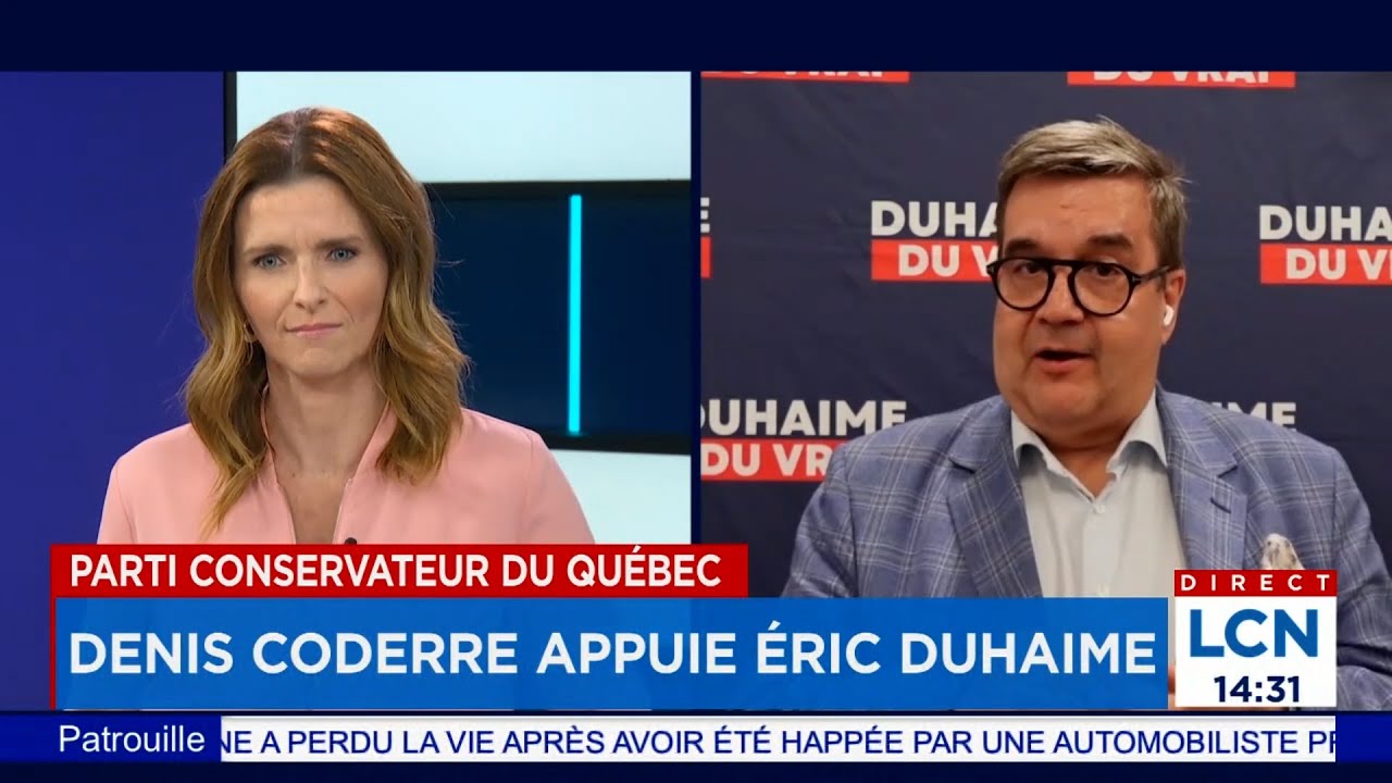 Denis Coderre appuie Éric Duhaime: il explique sa décision | Entrevue