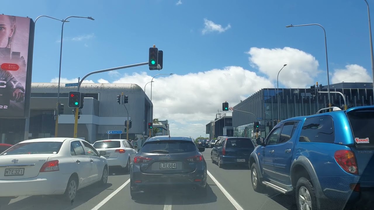 Auckland City Drive: Epsom To K Road To Motorway On Ramp: Real Time POV