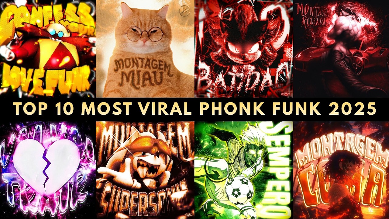 TOP 10 MOST VIRAL PHONK/FUNK 2025