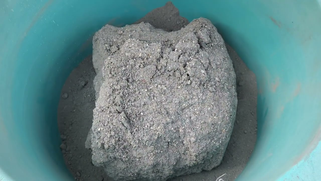 Asmr - crispy sand cement chunks full dry crumbling|SA ASMR