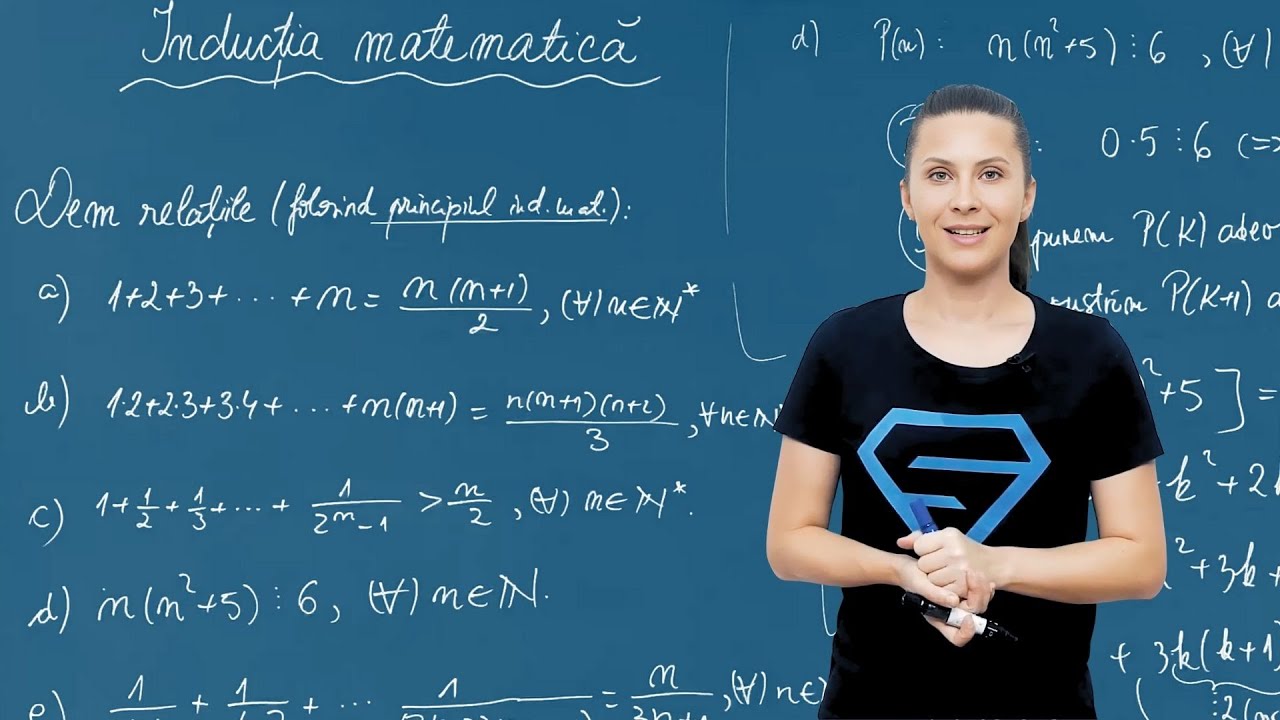 Exerciții: Exemple de demonstrații prin inducție matematică - Clasa a IX-a