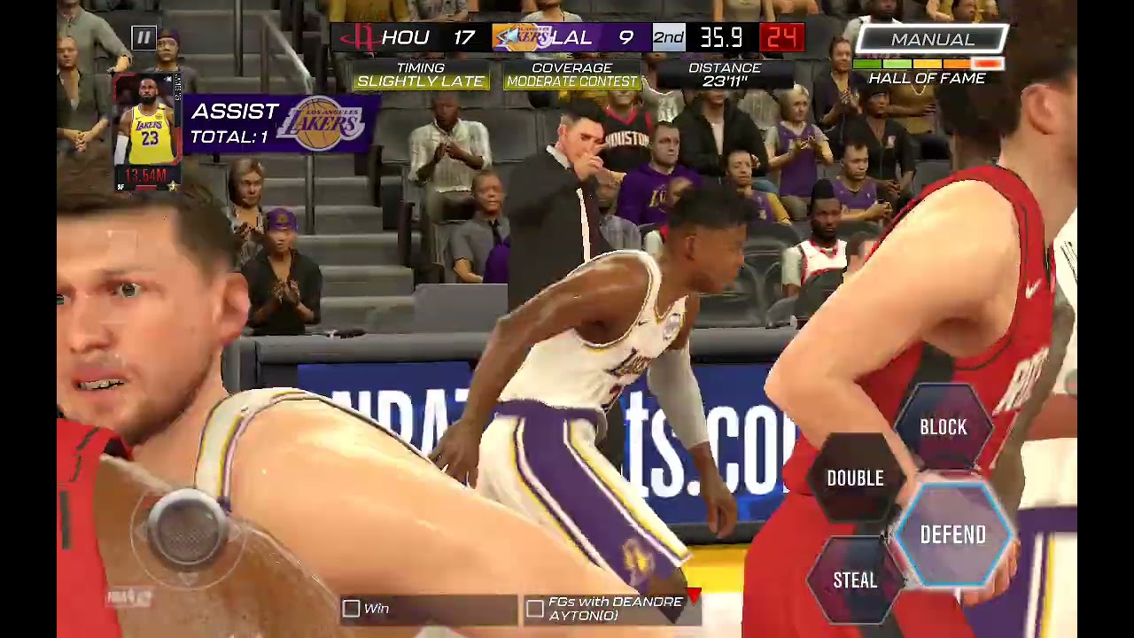 NBA 2K Mobile Rewind (Зал славы) | «Рокетс» против «Лейкерс» 😬 Никаких открытых бросков, только н...