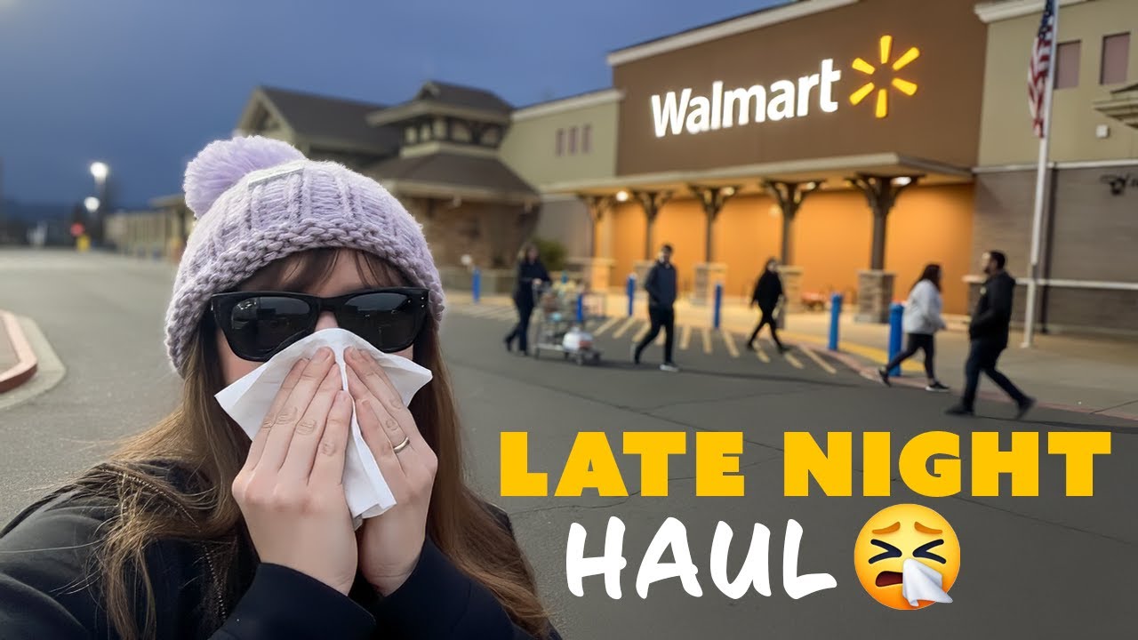 Поздняя ночная покупка в Walmart 🛒 Пополнение запасов на выходные для больной семьи