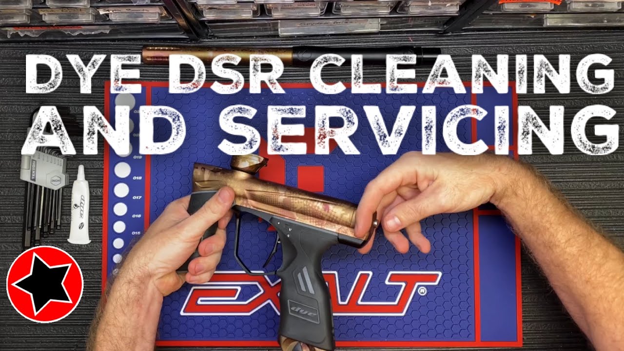 How to Clean the Dye DSR Paintball Gun - Service and Maintenance
