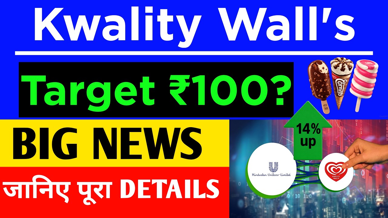 Kwality Walls share TARGET ₹100? 🚨 Kwality Walls BIG NEWS 🚨 Kwality Wall Share News