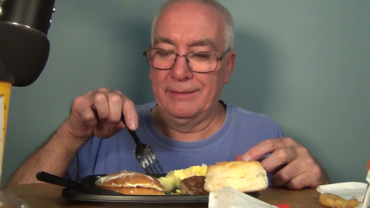 ASMR Eating McDonald's Big Breakfast Whispering