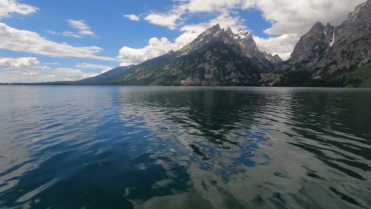 4K Jenny Lake Boat Tour Part 2-Grand Teton National Park