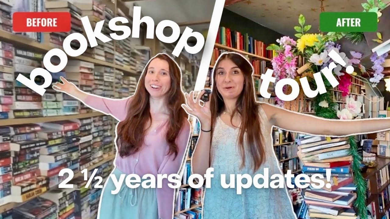 ✨ Преображение нашего книжного магазина ✨ | До и после преображения (2,5 года спустя!)