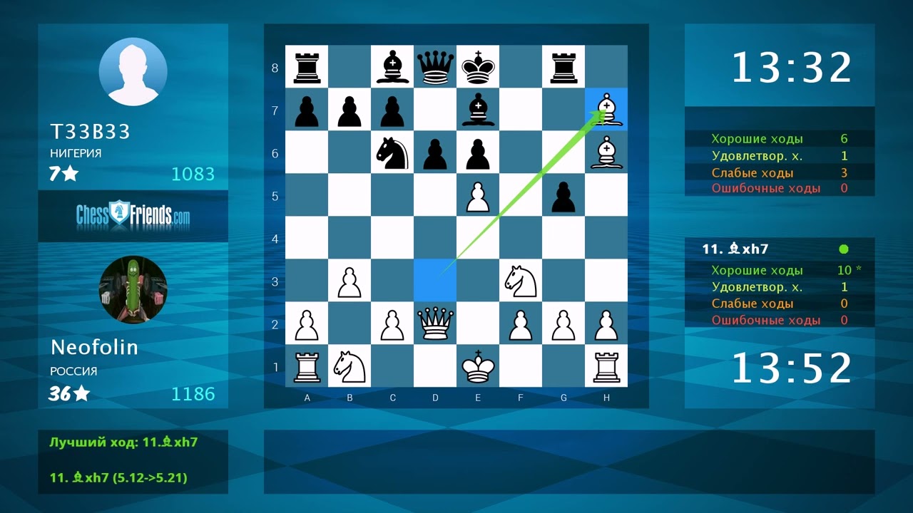 Chess Game Analysis: Neofolin - T33B33 : 1-0 (By ChessFriends.com)