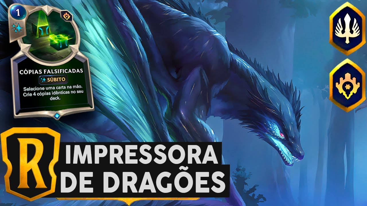7 DRAGÕES PELO CUSTO DE 1 🐲 OPONENTE CHOCADO | PATRIARCA PROTETOR DECK LEGENDS OF RUNETERRA GAMEPLAY