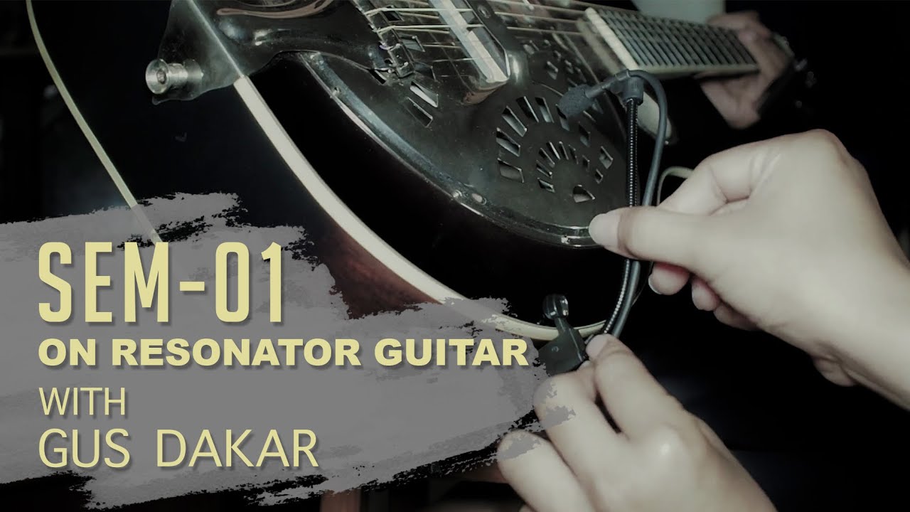 SERUNIAUDIO&trade; // How to Mic Resonator Guitar Using SGA01 with Gus Dakar