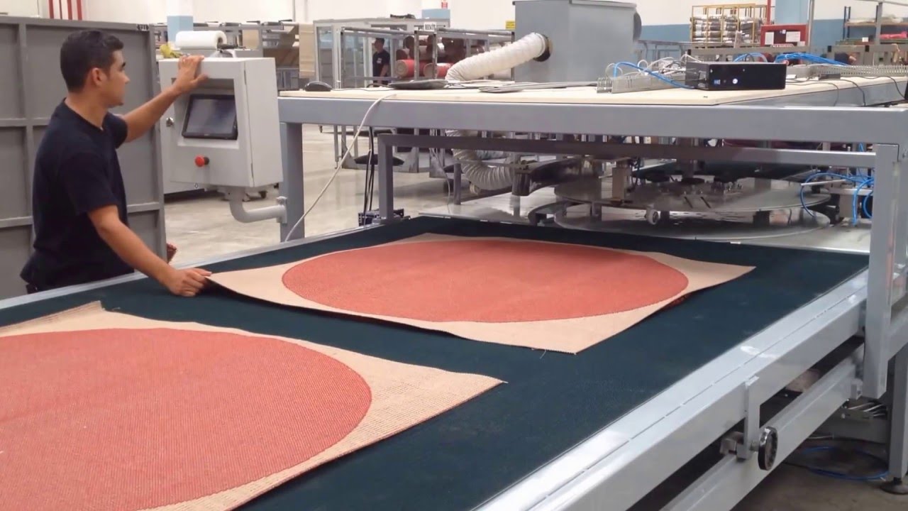 Circular Cutting Machine for Carpet - Dairesel Halı Kesim Makinesi