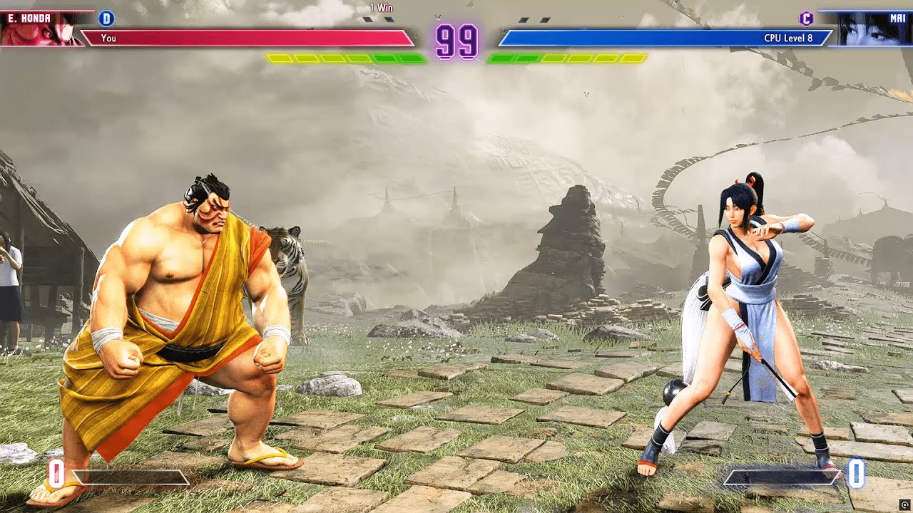 E.Honda vs Mai (Hardest) - Street Fighter 6. | Epic Battle
