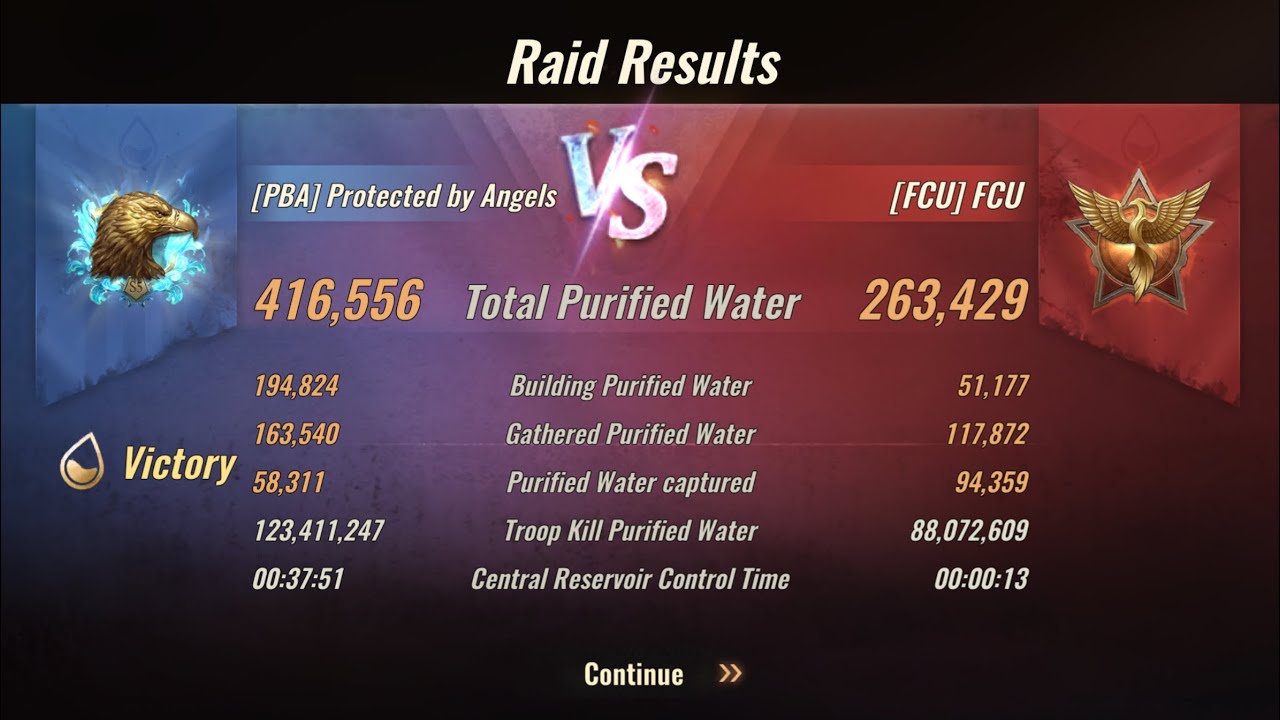 State Of Survival- RR - 🦅🔥 PBA 🦅🔥  vs FCU 