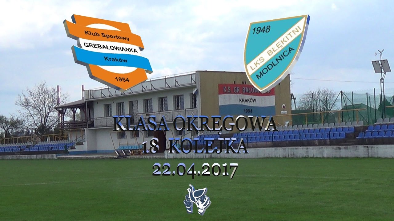 Grębałowianka Kraków - Błękitni Modlnica 1-1 22.04.2017