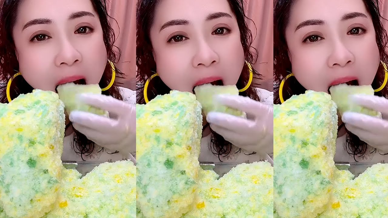 Ajing / ASMR MUKBANG ICE EATING SOUNDS FROM THE FROZEN WATER