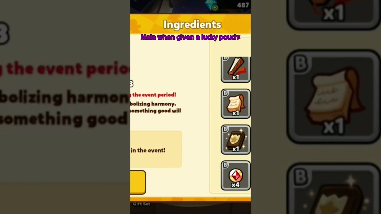 Mala Sauce Cookie when given a lucky pouch #cookierunovenbreak #crob