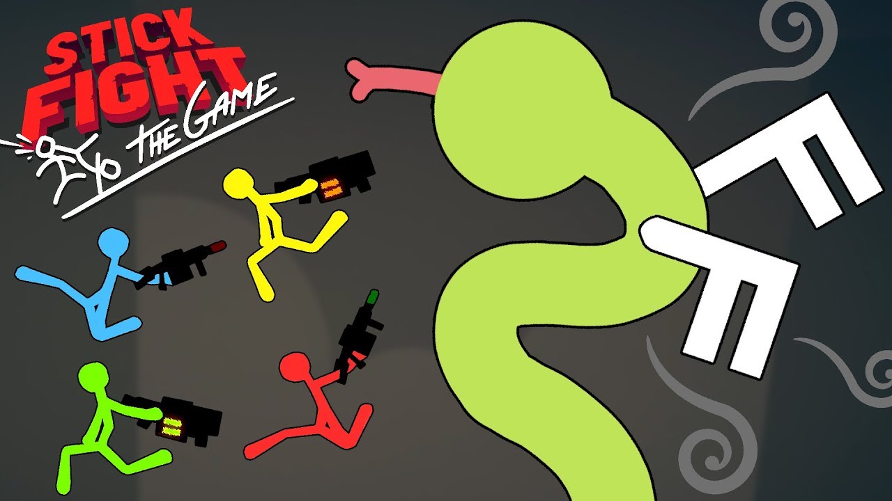 THESE SNAKES HAVE WINGS?! - New FLYING SNAKES Weapon & Custom Maps! - Stick Fight Gameplay