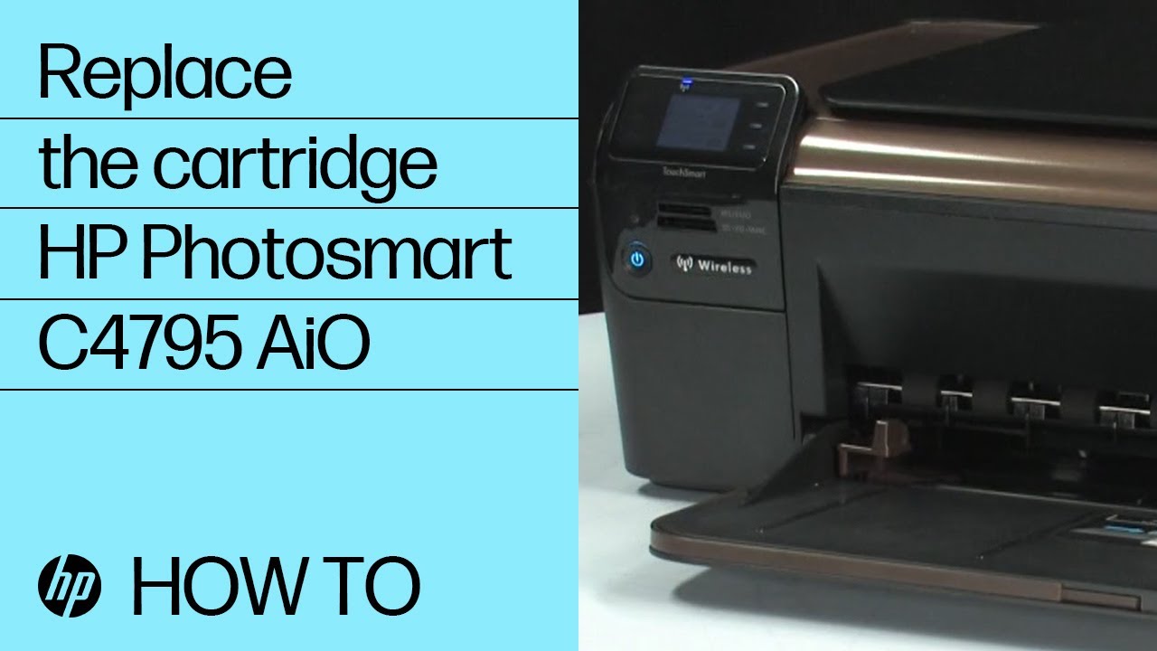 Replace the Cartridge | HP Photosmart C4795 All-in-One Printer | HP